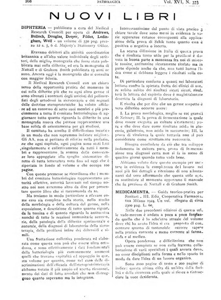 Pathologica rivista quindicinale