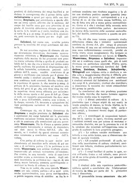 Pathologica rivista quindicinale