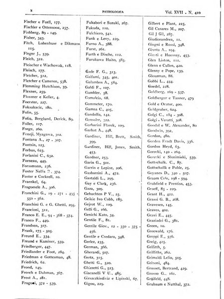 Pathologica rivista quindicinale