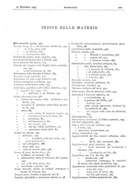 Pathologica rivista quindicinale