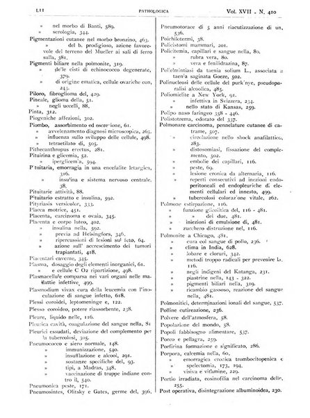 Pathologica rivista quindicinale