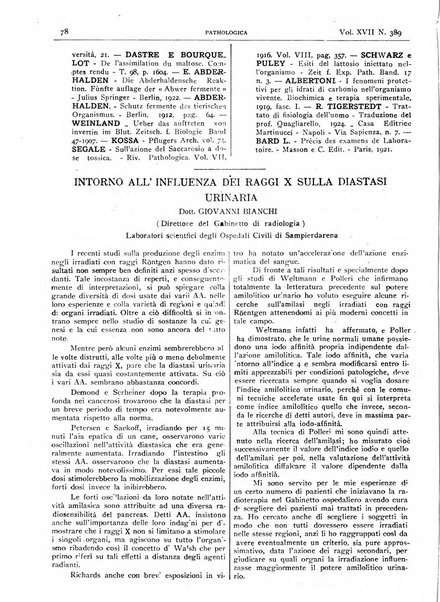 Pathologica rivista quindicinale