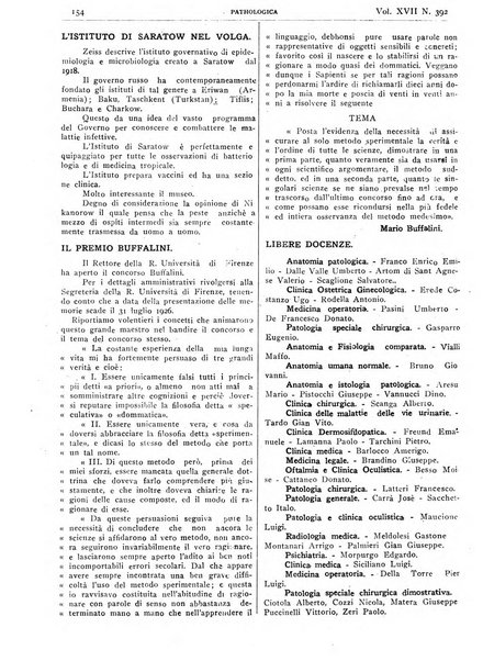 Pathologica rivista quindicinale