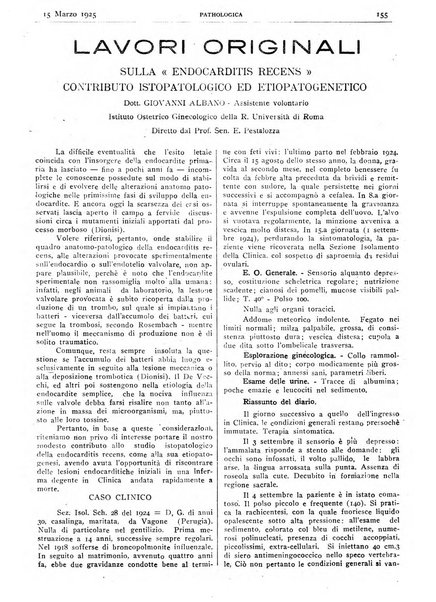 Pathologica rivista quindicinale