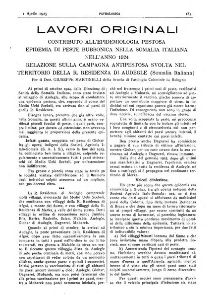 Pathologica rivista quindicinale