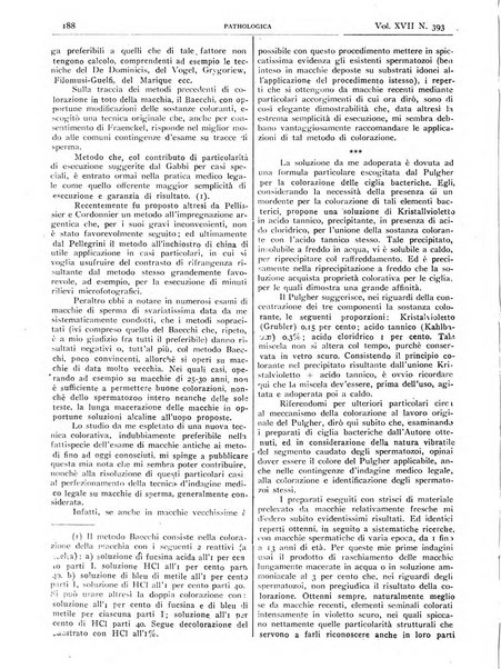 Pathologica rivista quindicinale