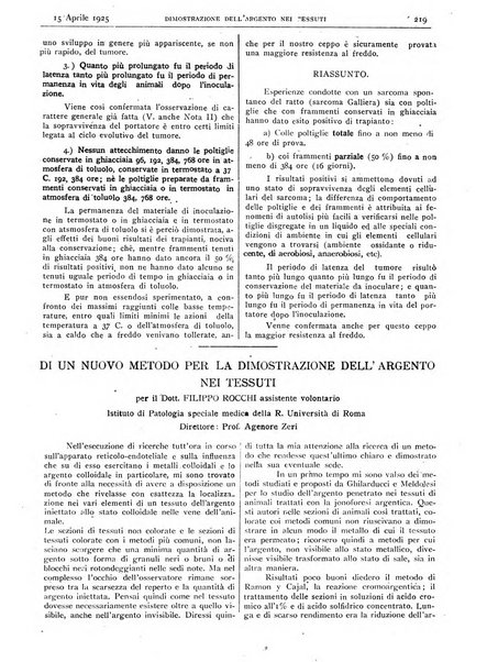 Pathologica rivista quindicinale