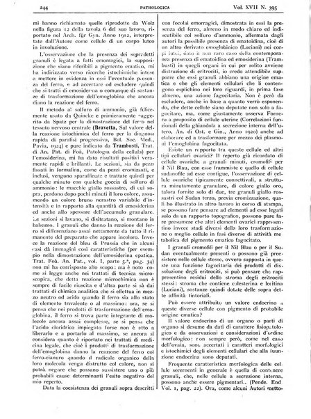 Pathologica rivista quindicinale