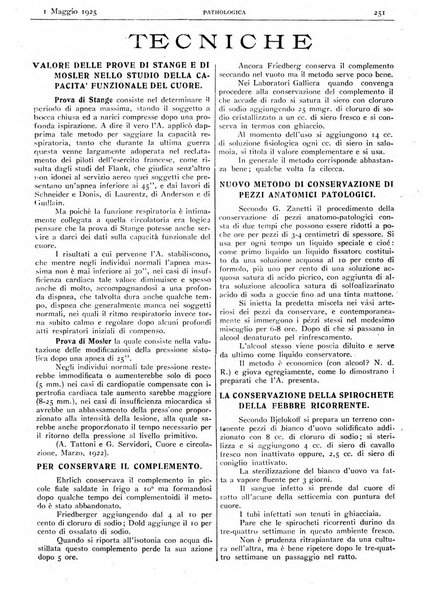 Pathologica rivista quindicinale