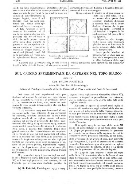 Pathologica rivista quindicinale