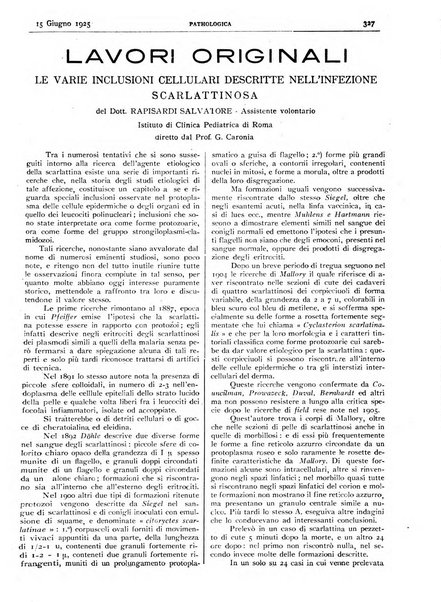 Pathologica rivista quindicinale