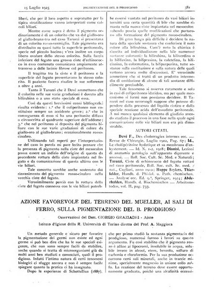 Pathologica rivista quindicinale