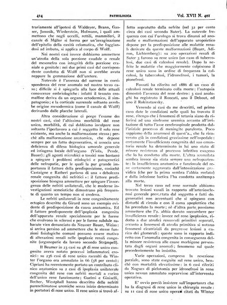 Pathologica rivista quindicinale