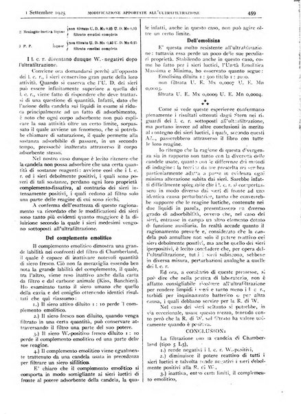 Pathologica rivista quindicinale