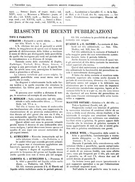 Pathologica rivista quindicinale