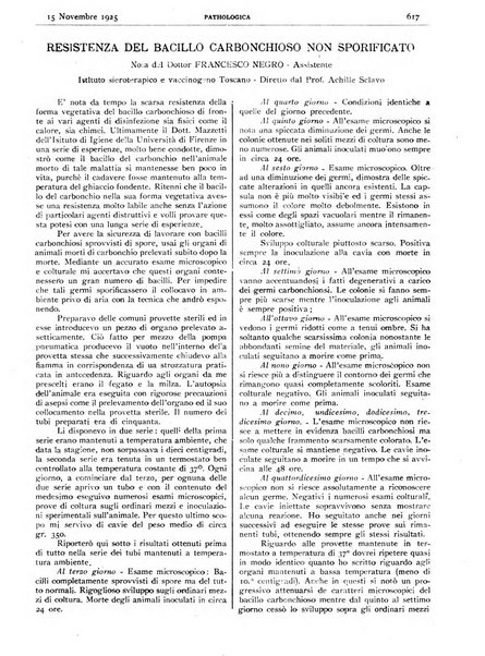 Pathologica rivista quindicinale