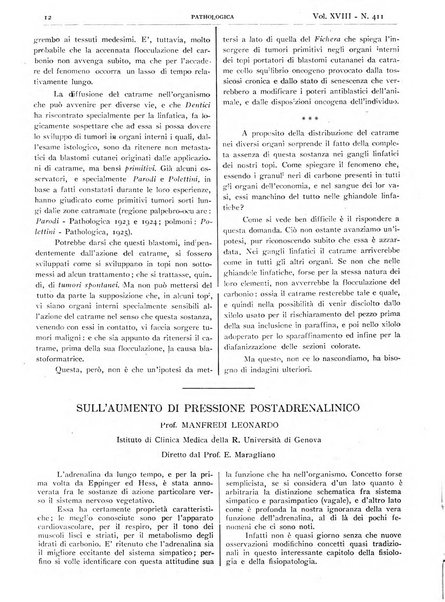 Pathologica rivista quindicinale