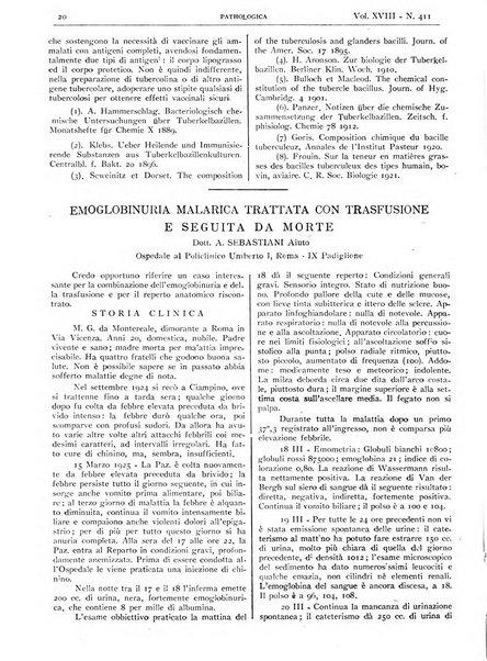 Pathologica rivista quindicinale