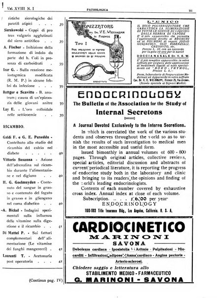 Pathologica rivista quindicinale