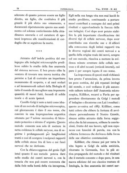 Pathologica rivista quindicinale