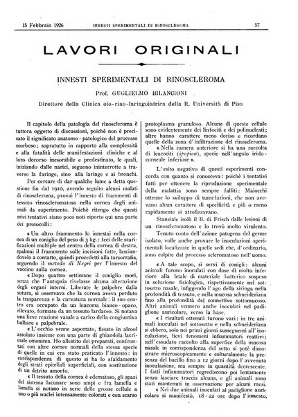 Pathologica rivista quindicinale