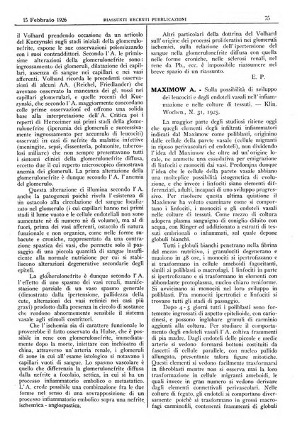 Pathologica rivista quindicinale