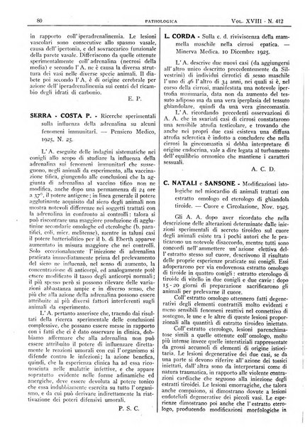 Pathologica rivista quindicinale