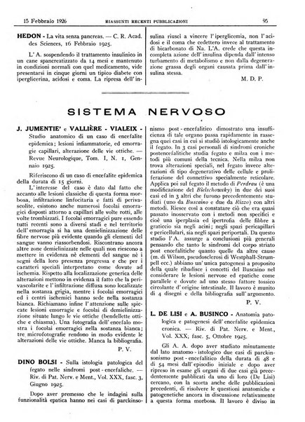 Pathologica rivista quindicinale