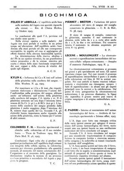 Pathologica rivista quindicinale