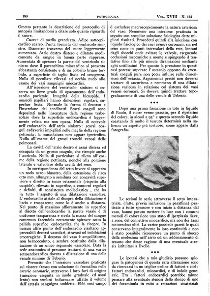 Pathologica rivista quindicinale