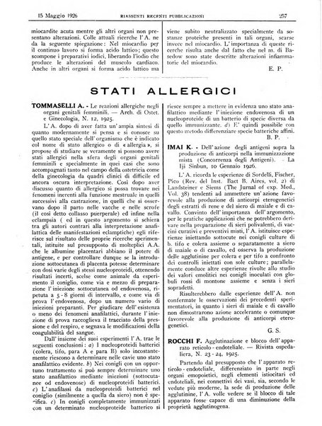 Pathologica rivista quindicinale