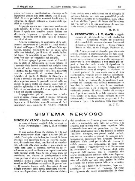 Pathologica rivista quindicinale