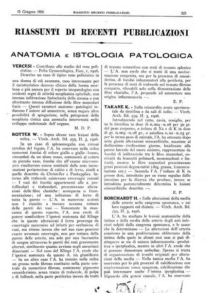 Pathologica rivista quindicinale