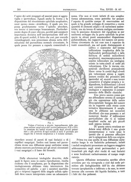 Pathologica rivista quindicinale