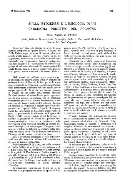 Pathologica rivista quindicinale