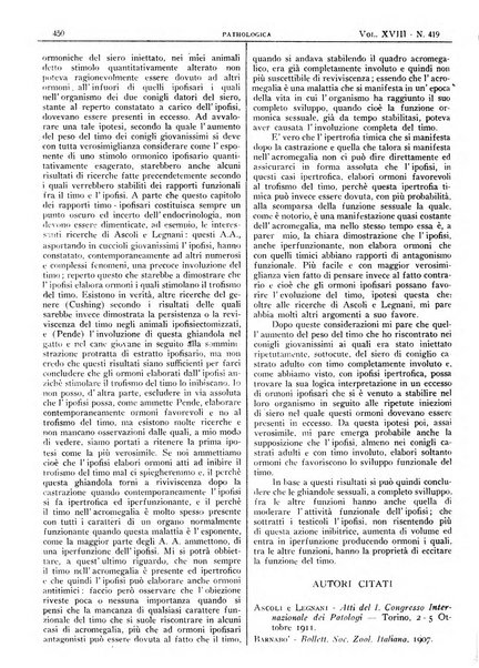 Pathologica rivista quindicinale