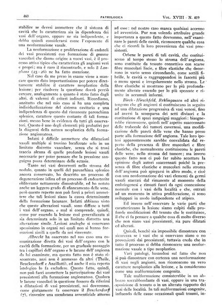 Pathologica rivista quindicinale