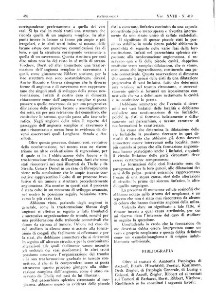 Pathologica rivista quindicinale