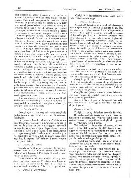 Pathologica rivista quindicinale