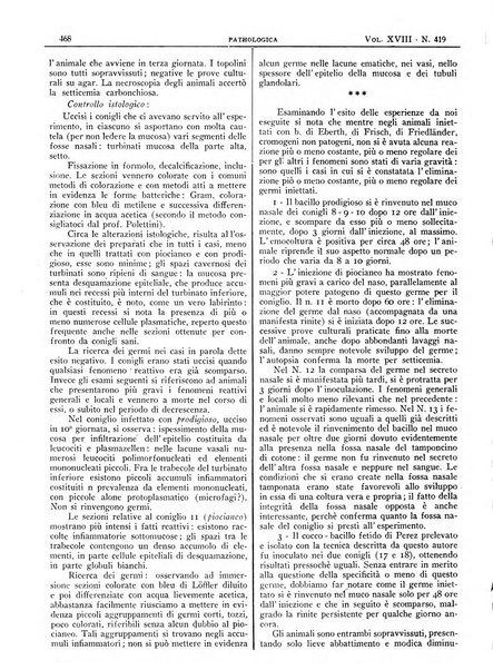 Pathologica rivista quindicinale