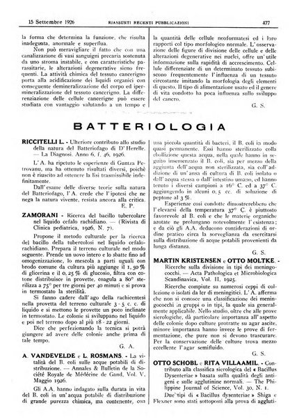 Pathologica rivista quindicinale