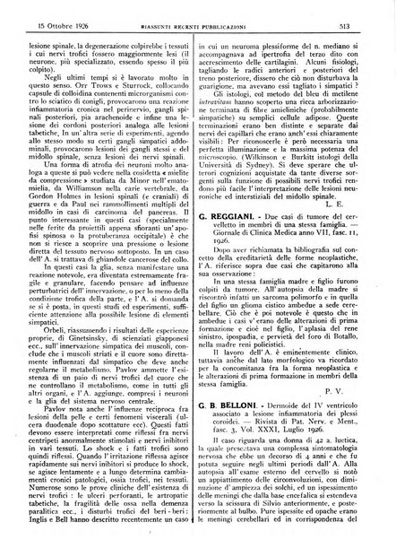 Pathologica rivista quindicinale