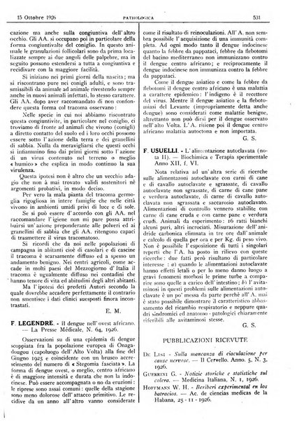 Pathologica rivista quindicinale