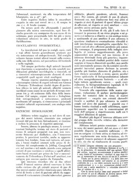 Pathologica rivista quindicinale