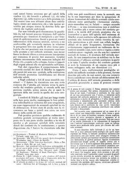 Pathologica rivista quindicinale