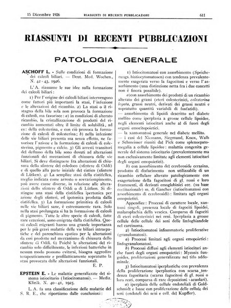 Pathologica rivista quindicinale