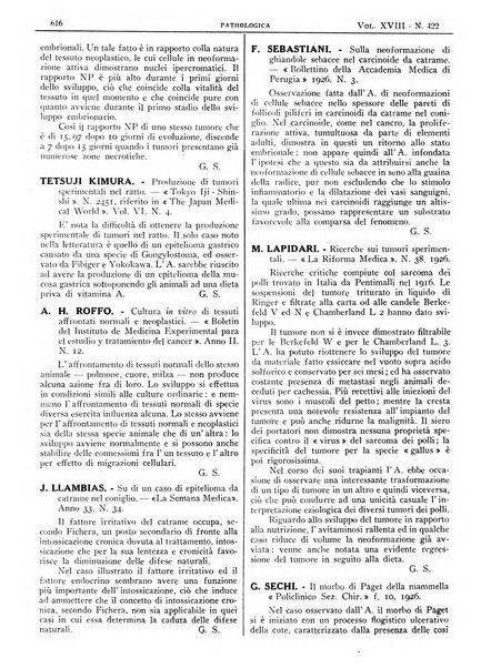 Pathologica rivista quindicinale