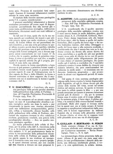 Pathologica rivista quindicinale