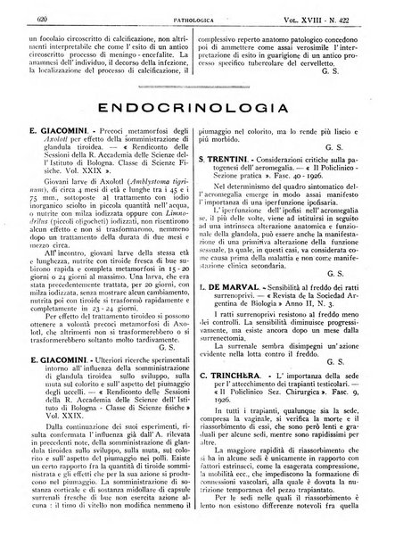 Pathologica rivista quindicinale