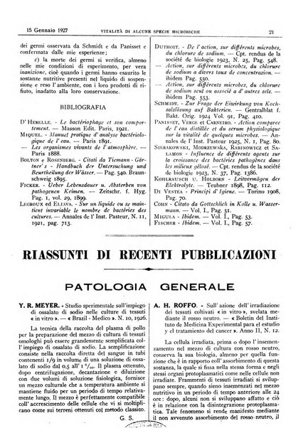 Pathologica rivista quindicinale